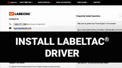 Install LabelTac Drivers