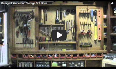 Hand Tool Organizer | Garage Utility Storage Rack | StoreYourBoard