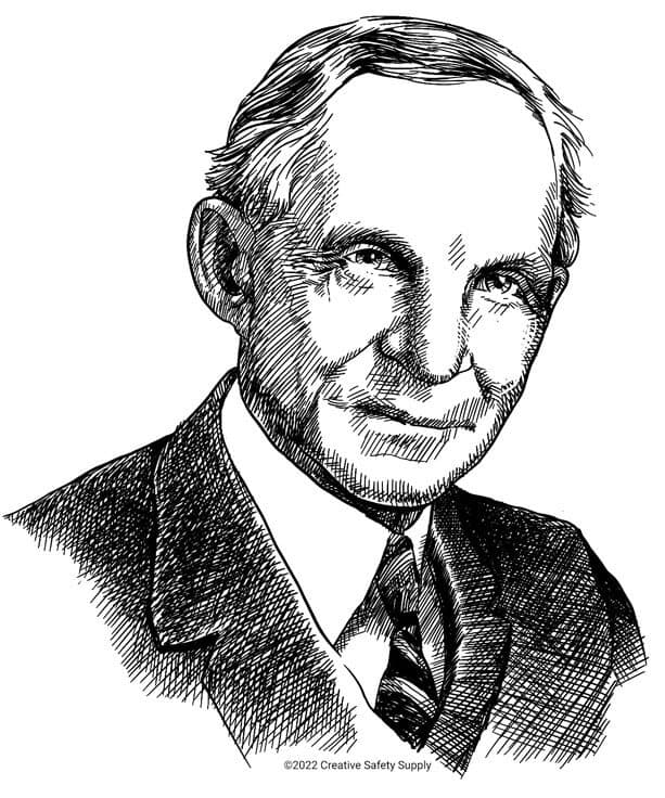 Henry Ford Model T Drawing