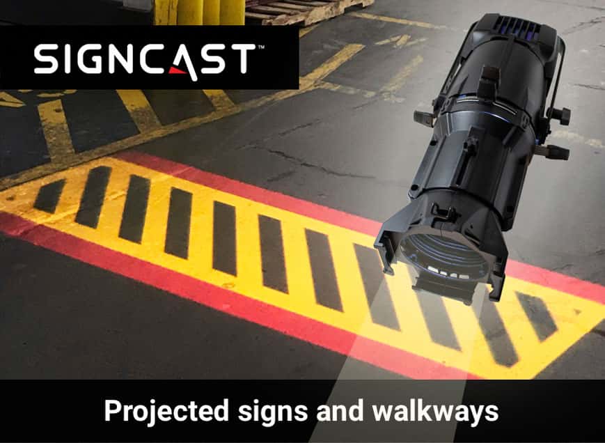 SignCast - Projected signs and walkways