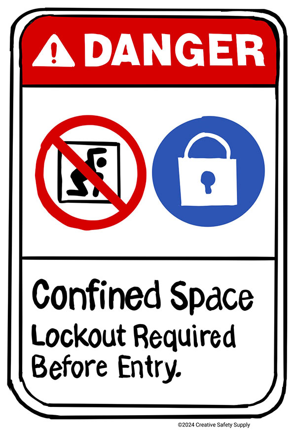 Confined Space Sign Confined Space Sign