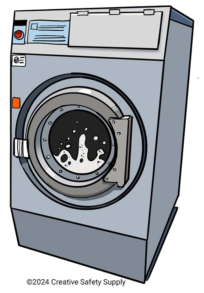 Washing lead out of clothes? Washing lead out of clothes