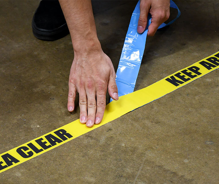 Emergency Assembly Area - Inline Printed Floor Marking Tape