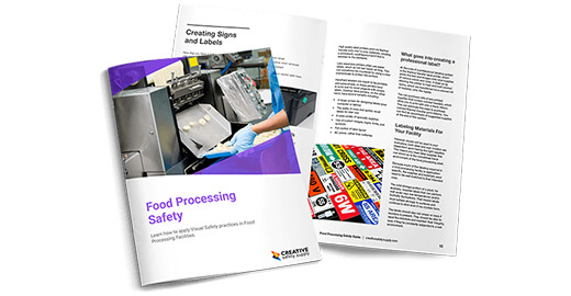 FREE Food Processing Safety Guide from Creative Safety Supply!