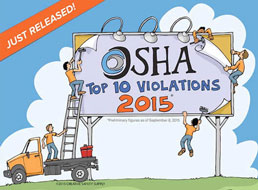 OSHA Top 10 Violations of 2015